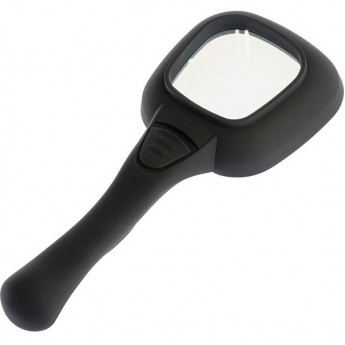 Лупа VEBER 600558 с ручкой и подсветкой, 3x, 52x52 мм Лупа VEBER 600558 с ручкой и подсветкой, 3x, 52x52 мм
