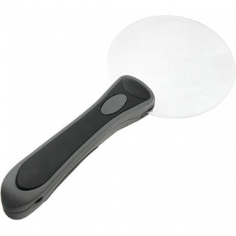 Лупа VEBER MG2B-3 c ручкой и подсветкой, 2.5x, 90 мм Лупа VEBER MG2B-3 c ручкой и подсветкой, 2.5x, 90 мм