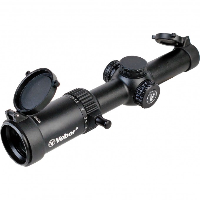 Прицел оптический VEBER WOLF 1.25-5x26 IR H08 30645